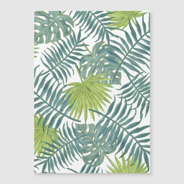 Palm Tree Fronds Painting Hawaiian (Front)