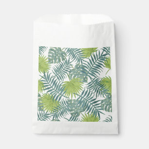 Palm Tree Fronds Painting Hawaiian Favour Bags