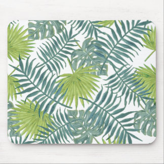 Palm Tree Fronds Painting Hawaiian Mouse Mat