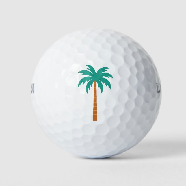 Palm Tree Golf Balls (Front)