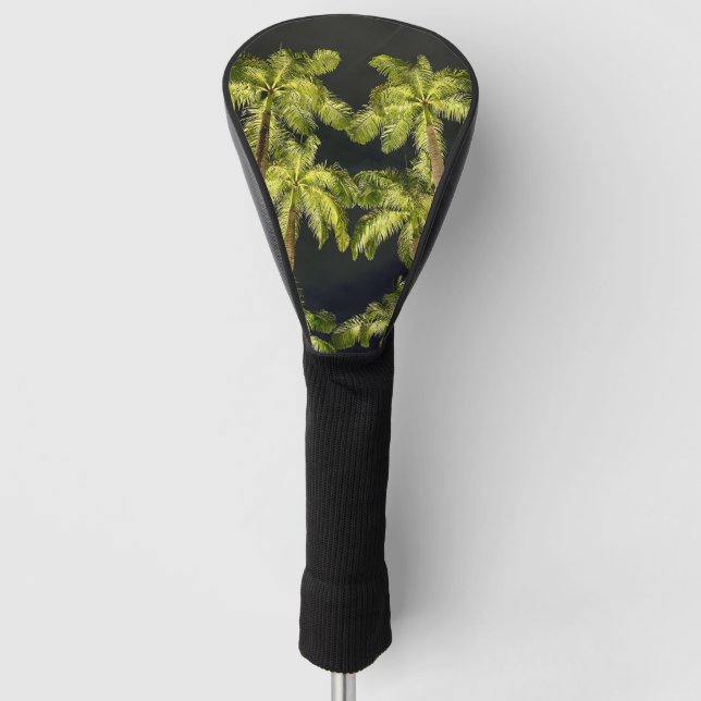 Palm Tree Golf Head Cover (Front)