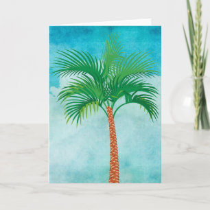 Palm Tree Greeting Card