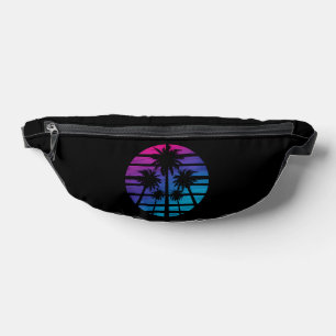 Palm Tree Hawaiian Beach Summer Vacation Bum Bags