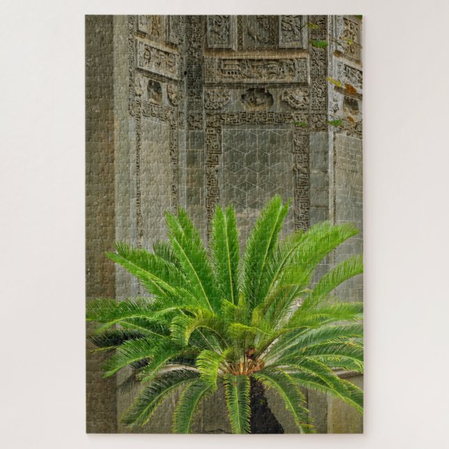 Palm Tree | Hongcun, China Jigsaw Puzzle (Vertical)