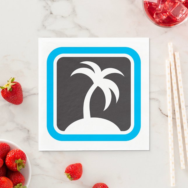 Palm Tree Icon Napkin (Creator Uploaded)