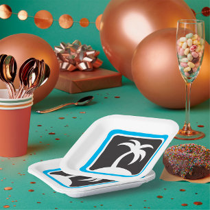 Palm Tree Icon Paper Plate