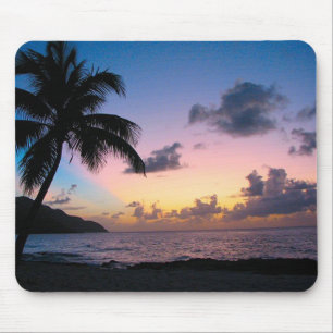 Palm Tree in the Sunset Mouse Mat