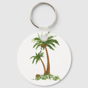 PALM TREE KEY RING