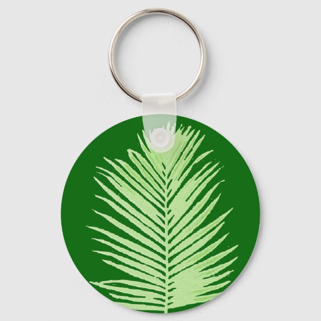 palm tree key ring (Front)