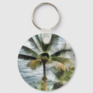 Palm Tree Key Ring