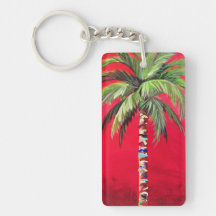 Palm Tree Keychain