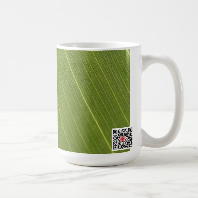 Palm Tree Leaf Coffee Mug (Right)