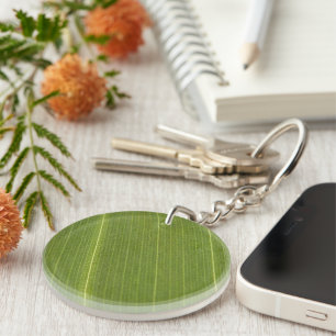 Palm Tree Leaf Key Ring