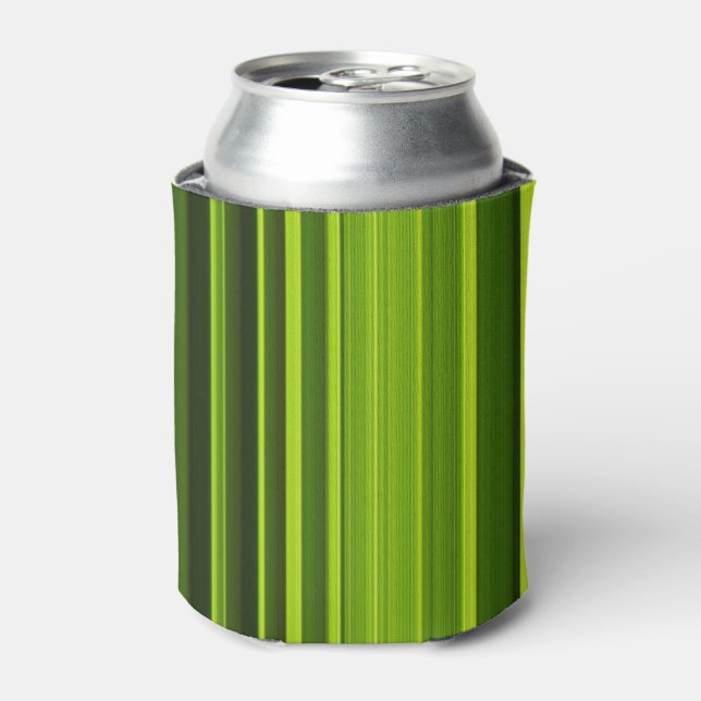 Palm Tree Leaf Texture Can Cooler (Can Front)