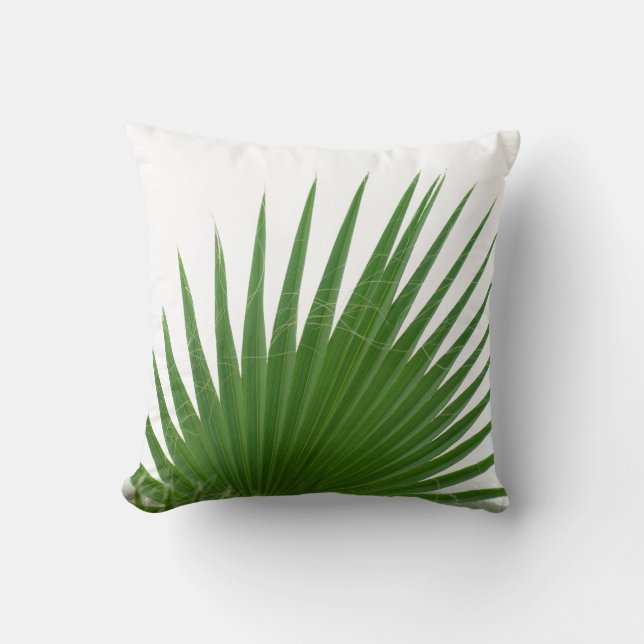 Palm tree leaves cushion (Front)