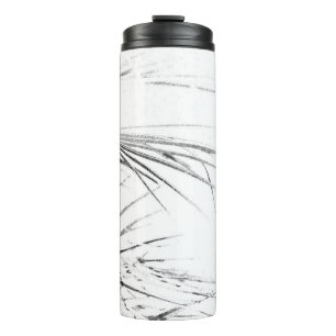 Palm Tree Leaves Minimalism Sketch Thermal Tumbler