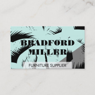 Palm Tree Leaves   Natural Pattern Business Card