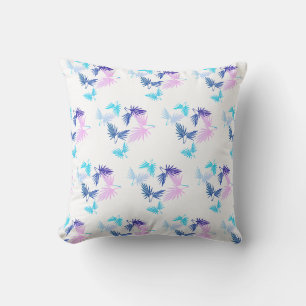 Palm Tree Leaves Nature Throw Pillow Cushion