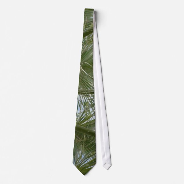 Palm Tree Leaves Tie (Front)