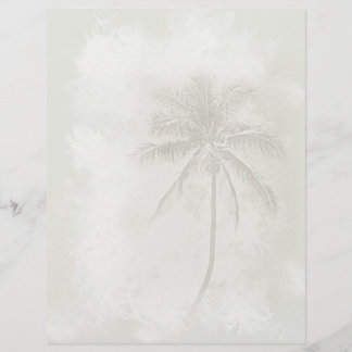 Palm Tree Letterhead - Sand colour