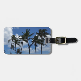 Palm Tree Luggage Tag