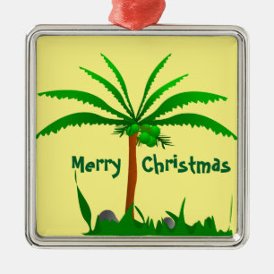 Palm Tree Metal Tree Decoration