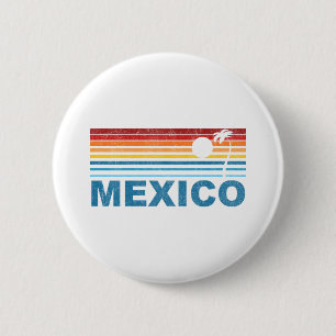 Palm Tree Mexico 6 Cm Round Badge
