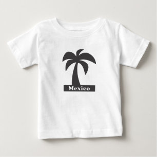 Palm Tree (Mexico Vacation) - Baby Fine Jersey T-S T-Shirt