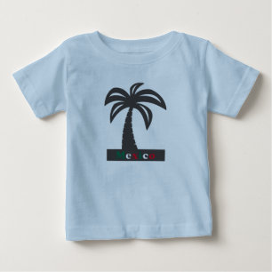 Palm Tree (Mexico Vacation) - Baby Fine Jersey T-S T-Shirt