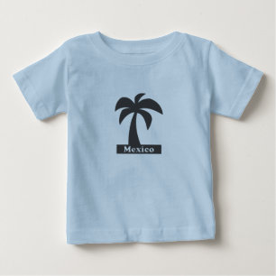 Palm Tree (Mexico Vacation) - Baby Fine Jersey T-S T-Shirt