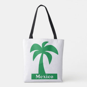 Palm Tree (Mexico Vacation) - Custom All-Over-Prin Tote Bag