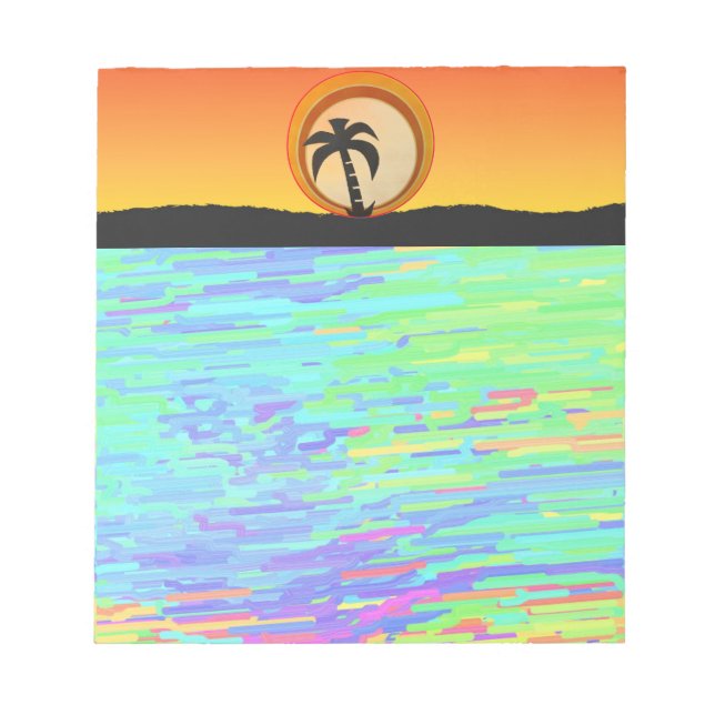 Palm Tree Notepad (Front)