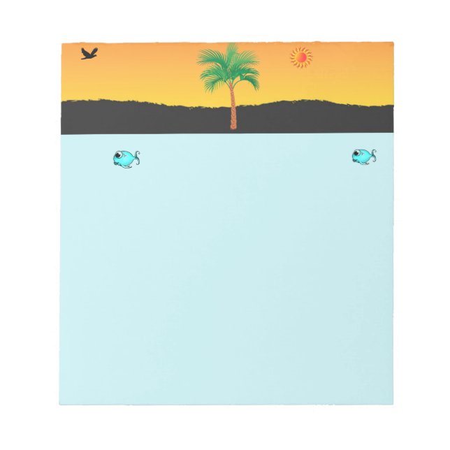 Palm Tree Notepad (Front)