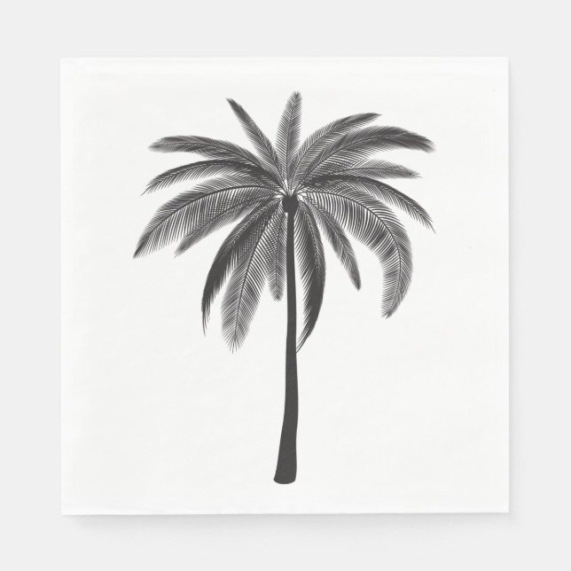 Palm Tree Paper Napkin (Front)