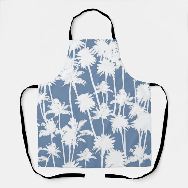 Palm tree pattern apron (Front)