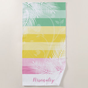 Palm Tree 🏝 Pattern Beach Towel