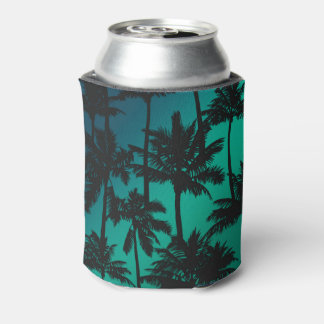Palm Tree Pattern Can Cooler