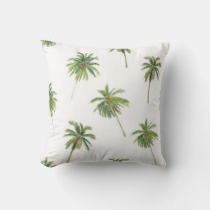 Palm tree pattern cushion