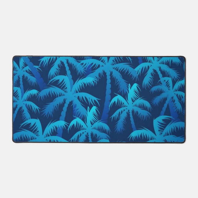 Palm tree pattern desk mat (Front)