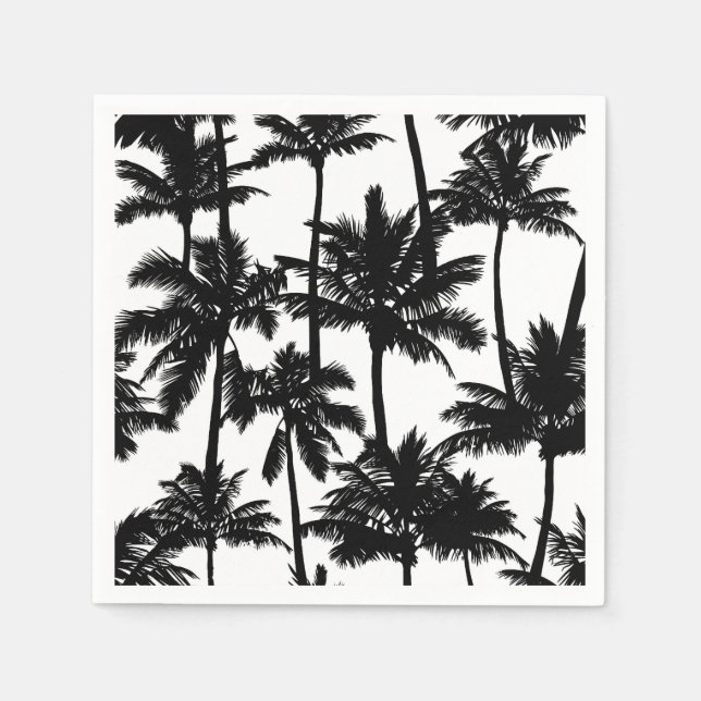 Palm Tree Pattern Napkin (Front)