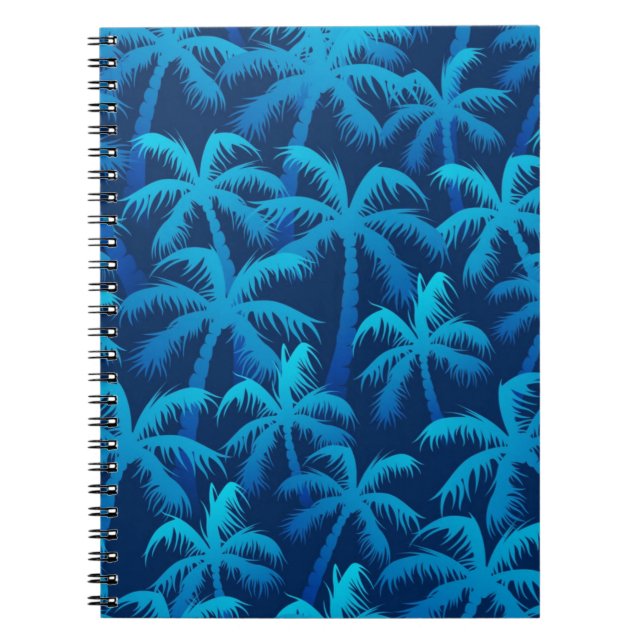 Palm tree pattern notebook (Front)