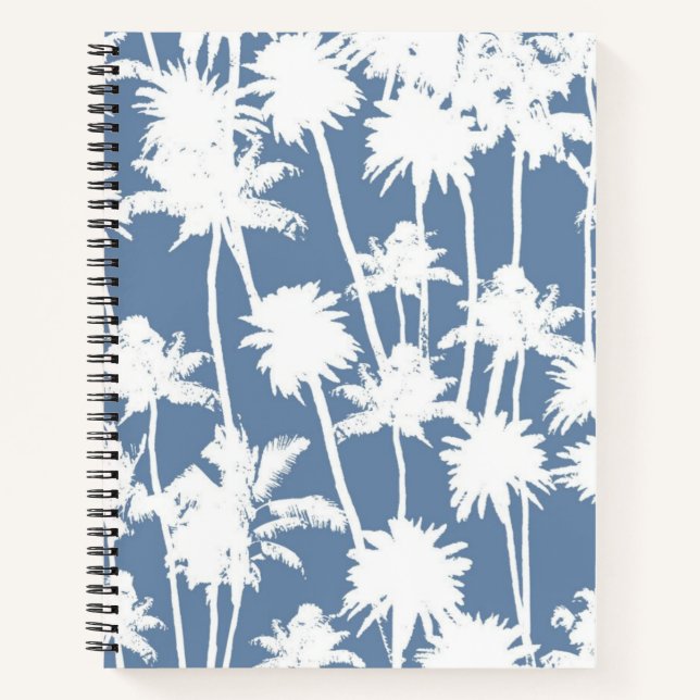 Palm tree pattern notebook (Front)