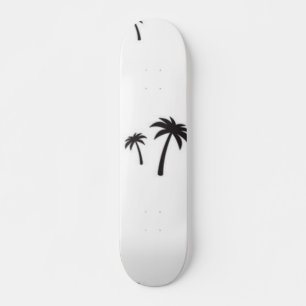 Palm tree pattern skateboard