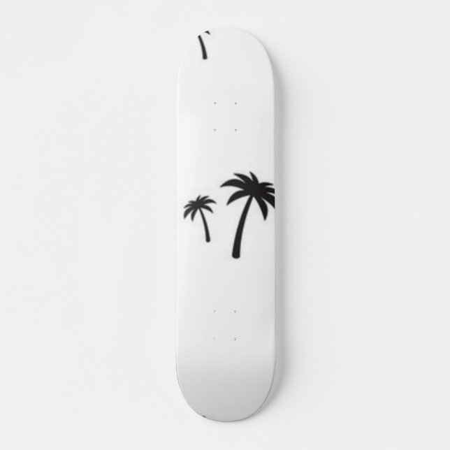 Palm tree pattern skateboard (Front)