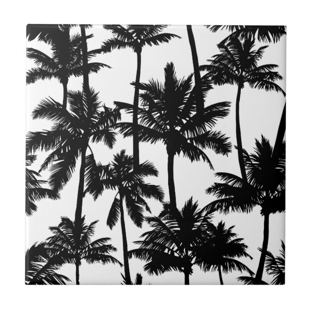 Palm Tree Pattern Tile (Front)