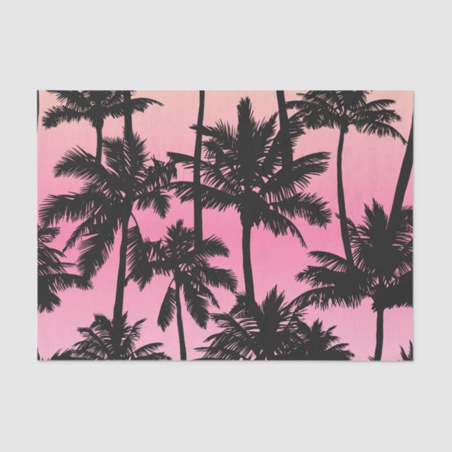 Palm Tree Pattern Tissue Paper (Front)