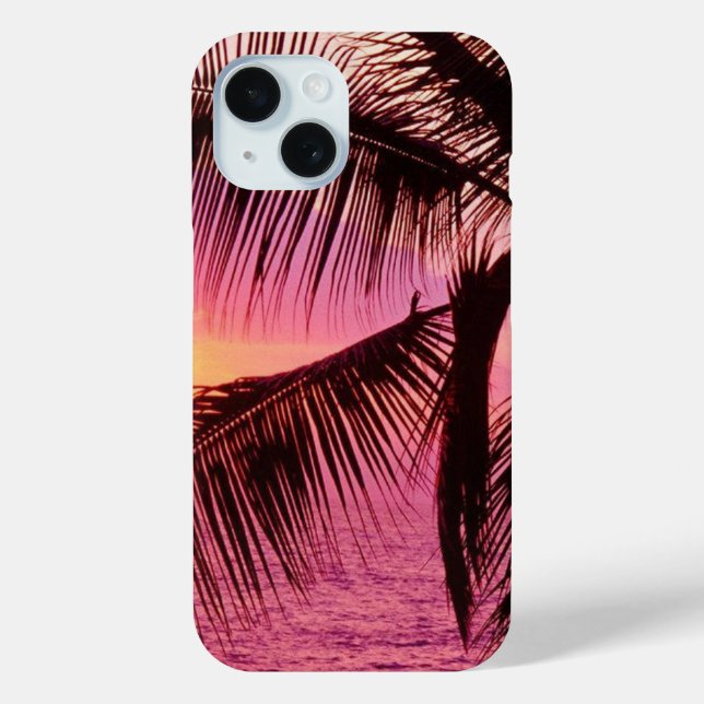Palm tree phonecase Case-Mate iPhone case (Back)