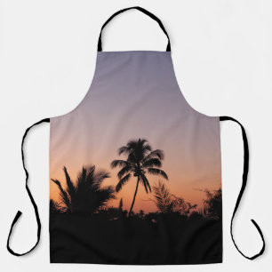 Palm tree photo apron