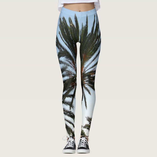 Palm Tree Photo Legging (Front)