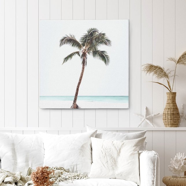 Palm Tree Photo Tropical Coastal Summer  Canvas Pr Print (Creator Uploaded)